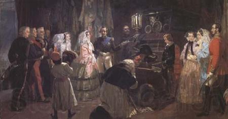 Edward Matthew Ward Queen Victoria at the Tomb of Napoleon (mk25) Spain oil painting art